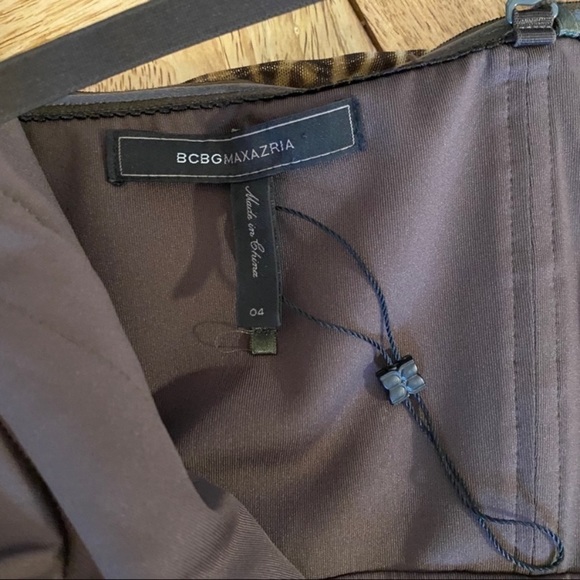 SOLD - BCBG MaxAzria Winnie Leopard Print Dress - Picture 8 of 14